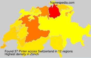 Surname Pinter in Switzerland Surname Pinter in Switzerland