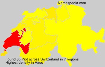 Surname Piot in Switzerland Surname Piot in Switzerland