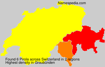 Surname Pirola in Switzerland Surname Pirola in Switzerland