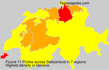 Surname Pirotta in Switzerland