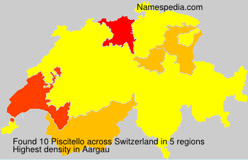 Surname Piscitello in Switzerland Surname Piscitello in Switzerland