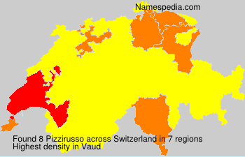 Surname Pizzirusso in Switzerland Surname Pizzirusso in Switzerland