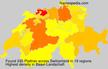 Surname Plattner in Switzerland Surname Plattner in Switzerland