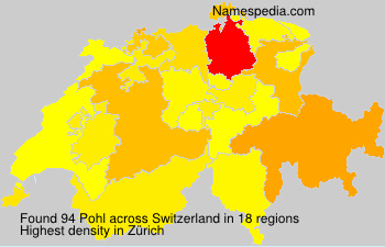 Surname Pohl in Switzerland Surname Pohl in Switzerland
