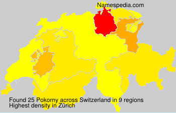Surname Pokorny in Switzerland Surname Pokorny in Switzerland