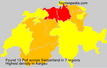 Surname Poll in Switzerland Surname Poll in Switzerland