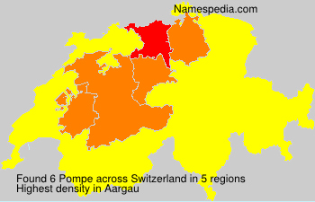 Surname Pompe in Switzerland Surname Pompe in Switzerland