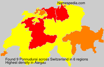 Surname Ponnudurai in Switzerland Surname Ponnudurai in Switzerland
