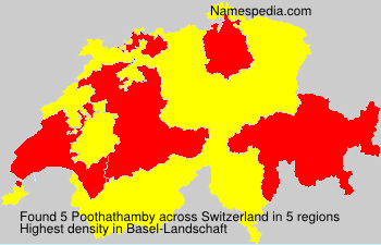 Surname Poothathamby in Switzerland Surname Poothathamby in Switzerland