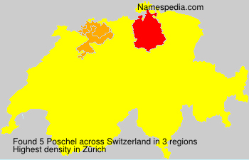 Surname Poschel in Switzerland Surname Poschel in Switzerland