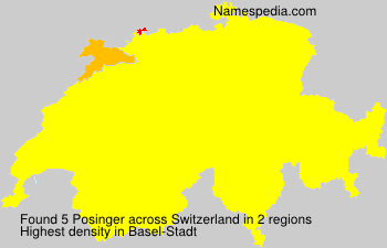 Surname Posinger in Switzerland Surname Posinger in Switzerland