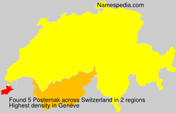 Surname Posternak in Switzerland Surname Posternak in Switzerland