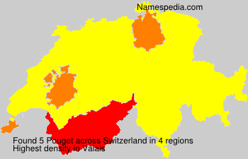 Surname Pouget in Switzerland Surname Pouget in Switzerland
