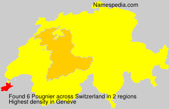 Surname Pougnier in Switzerland Surname Pougnier in Switzerland