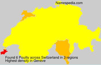 Surname Pouilly in Switzerland Surname Pouilly in Switzerland