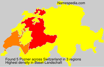 Surname Pozner in Switzerland Surname Pozner in Switzerland