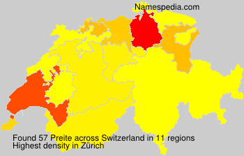 Surname Preite in Switzerland Surname Preite in Switzerland