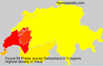 Surname Prelaz in Switzerland Surname Prelaz in Switzerland