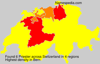 Surname Priester in Switzerland Surname Priester in Switzerland