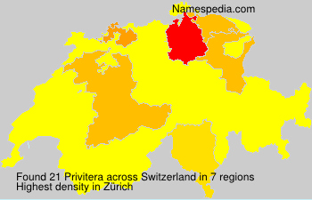 Surname Privitera in Switzerland Surname Privitera in Switzerland