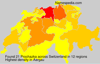 Surname Prochazka in Switzerland Surname Prochazka in Switzerland