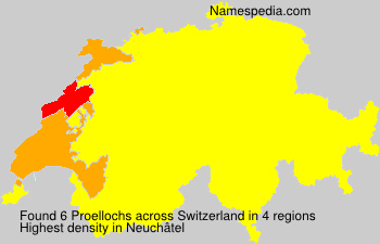 Surname Proellochs in Switzerland Surname Proellochs in Switzerland