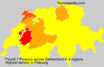 Surname Proenca in Switzerland Surname Proenca in Switzerland