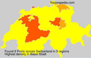 Surname Protic in Switzerland Surname Protic in Switzerland