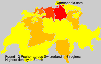 Surname Pucher in Switzerland