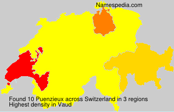 Surname Puenzieux in Switzerland Surname Puenzieux in Switzerland