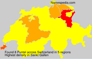 Surname Puntel in Switzerland Surname Puntel in Switzerland