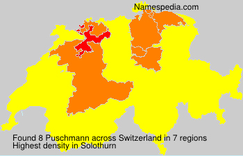 Surname Puschmann in Switzerland Surname Puschmann in Switzerland