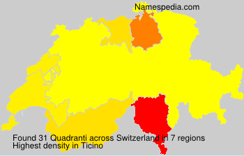 Surname Quadranti in Switzerland Surname Quadranti in Switzerland