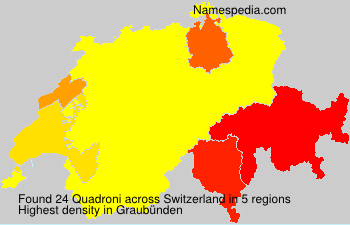 Surname Quadroni in Switzerland Surname Quadroni in Switzerland