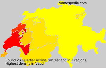 Surname Quartier in Switzerland Surname Quartier in Switzerland