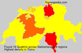 Surname Quattrini in Switzerland Surname Quattrini in Switzerland