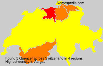 Surname Quenzer in Switzerland Surname Quenzer in Switzerland