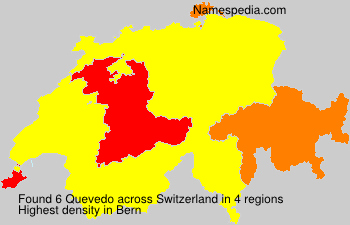 Surname Quevedo in Switzerland Surname Quevedo in Switzerland