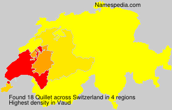 Surname Quillet in Switzerland Surname Quillet in Switzerland