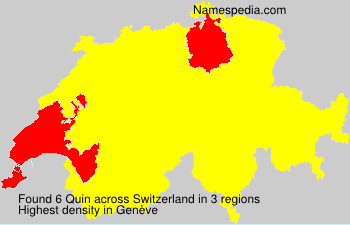 Surname Quin in Switzerland Surname Quin in Switzerland