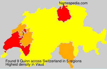 Surname Quinn in Switzerland Surname Quinn in Switzerland