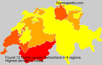 Surname Quinto in Switzerland Surname Quinto in Switzerland