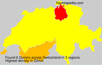Surname Quirino in Switzerland Surname Quirino in Switzerland