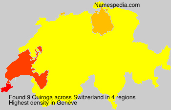 Surname Quiroga in Switzerland Surname Quiroga in Switzerland