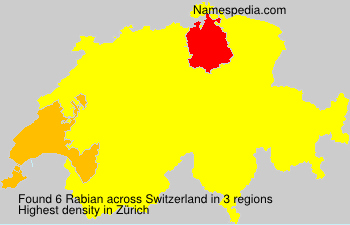 Surname Rabian in Switzerland Surname Rabian in Switzerland