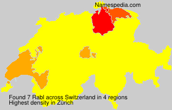 Surname Rabl in Switzerland Surname Rabl in Switzerland