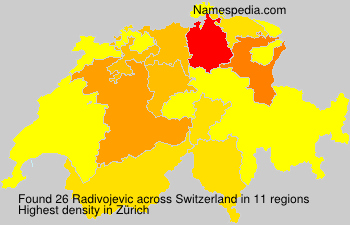 Surname Radivojevic in Switzerland Surname Radivojevic in Switzerland