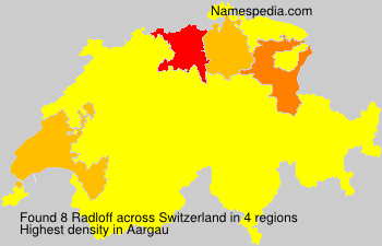 Surname Radloff in Switzerland Surname Radloff in Switzerland