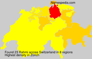 Surname Rahmi in Switzerland Surname Rahmi in Switzerland