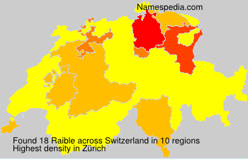 Surname Raible in Switzerland Surname Raible in Switzerland